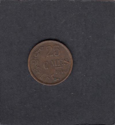 Beschrijving: 25 Centimes 